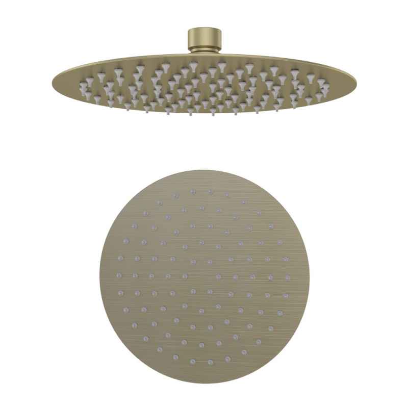 Brushed Brass Shower Heads and Hoses